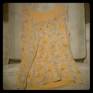 A great condishionded zebra shirt